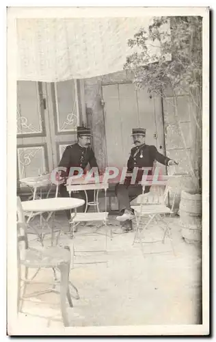 CARTE PHOTO Militaria Soldats Officiers