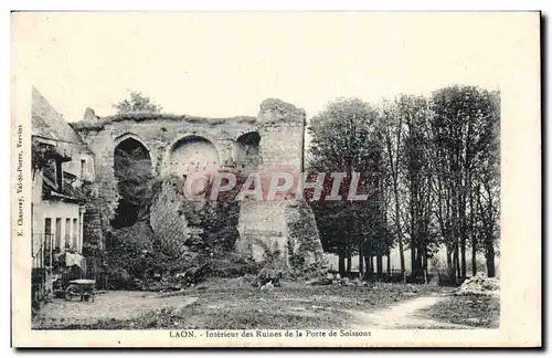 Laon - Interieur des Ruines de la Porte de Soissons - Cartes postales