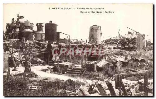 Berry au Bac - Ruines de la Sucrerie - Ansichtskarte AK