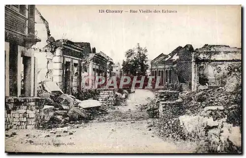 Chauny - Rue Vieille des Ecluses - Cartes postales