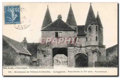 Environs de Villers Cotterets - Longpont - Porte Fortifiee - Ansichtskarte AK