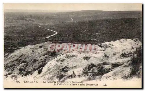 Ansichtskarte AK Craonne La vallee de l allette vers Bouconville