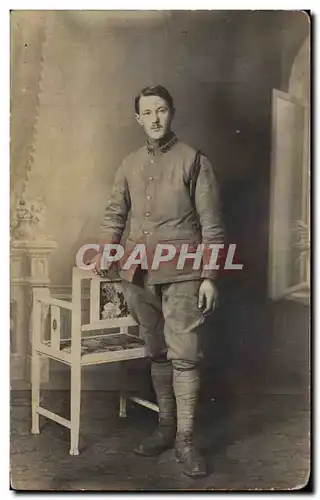 CARTE PHOTO Militaria Soldat