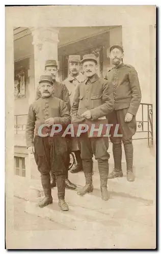 CARTE PHOTO Militaria Soldats