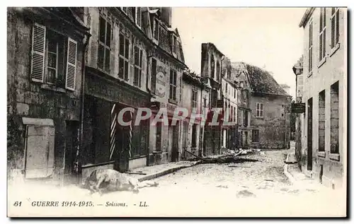 Soissons - Guerre 1914 1915 - Cartes postales