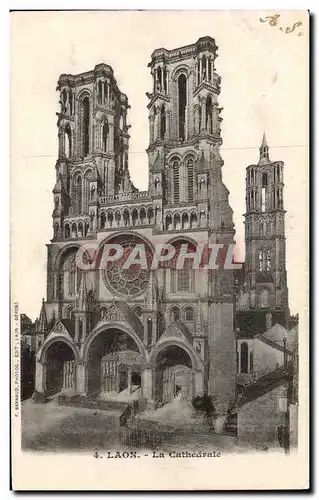 Laon - La Cathedrale - Cartes postales