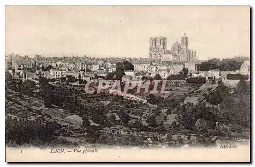 Cartes postales Laon Vue generale