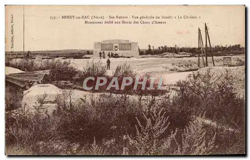 Berry au Bac - Ses Ruines Vue Generale - Le Cholera - Cartes postales