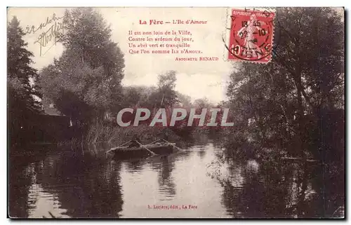 La Fere - L Ile d amour - Cartes postales