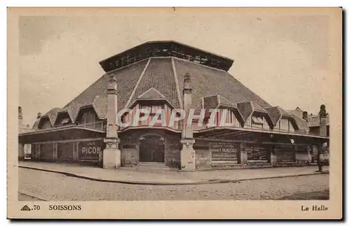 Soissons - La Halle - Cartes postales