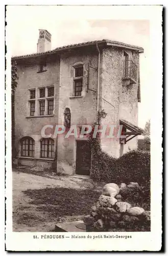 Perouges - Maison du Petit Saint Georges - Ansichtskarte AK