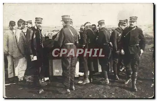 CARTE PHOTO Militaria Soldats Officiers