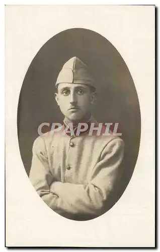 CARTE PHOTO Militaria Soldat Mayence 1922