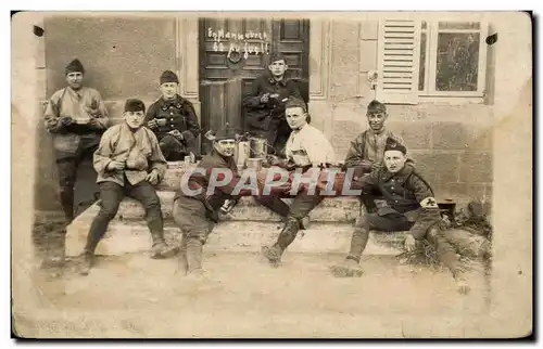 CARTE PHOTO Militaria Soldats Croix rouge Red cross