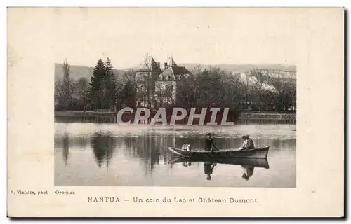 Nantua - Un Coin du Lac et Chateau Dumont - Cartes postales