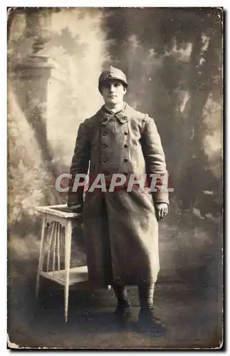 CARTE PHOTO Militaria Soldat Poilu