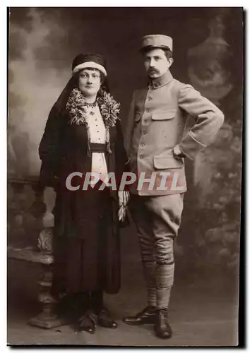 CARTE PHOTO Militaria Soldat Poilu