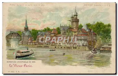 Ansichtskarte AK Paris Exposition universelle de 1900 Le vieux Paris