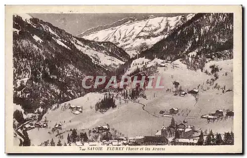 Flumet - Hiver et les Aravas - Cartes postales