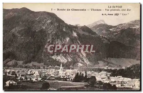 Thones - Route de Chamonix - Vue Generale - Cartes postales