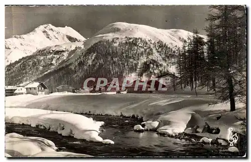 Val d Isere - L Isere et le Salaise Chalet de la Loze - Ansichtskarte AK