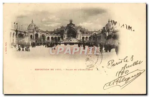 Paris - Exposition de 1900 - Palais de Electricite - Ansichtskarte AK