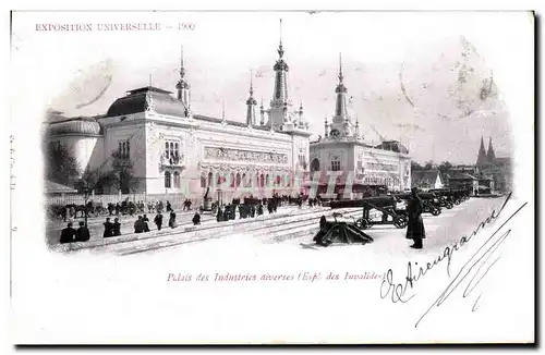 Paris - Exposition Universelle de 1900 - Esplanade des Invalides - Palais des Industries - Illustrat