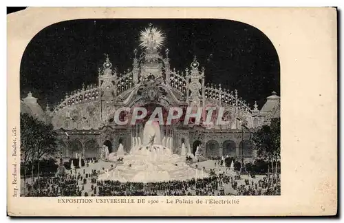 Paris - Exposition Universelle 1900 - Le Palais de l Electricite - Ansichtskarte AK