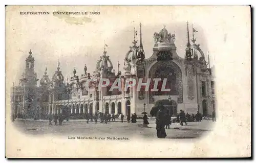 Paris - Exposition Universelle 1900 - Les Manufactures Nationales - Ansichtskarte AK