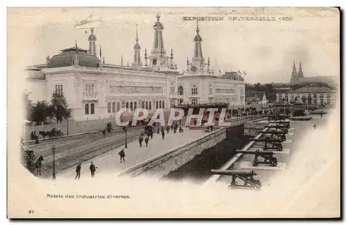 Paris - Exposition Universelle 1900 - Palais des Industries diverses - Ansichtskarte AK