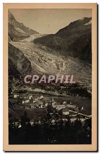 Cartes postales Argentiere Massif du Mont Blanc et son glacier