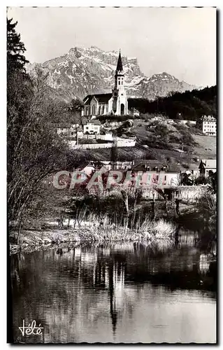 Ansichtskarte AK Annecy Basilique et monastere de la Visitation et le massif de la Tournette