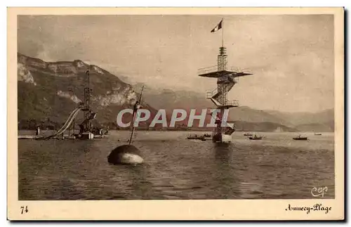 Cartes postales Annecy Plage