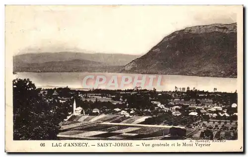 Ansichtskarte AK lac d Annecy Saint Jorioz Vue generale et le Mont Veyrier