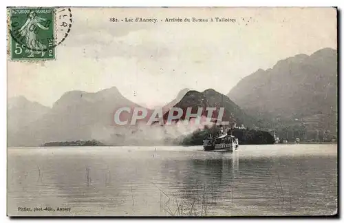 Annecy - Arrivee du Bateau a Talloires - Cartes postales