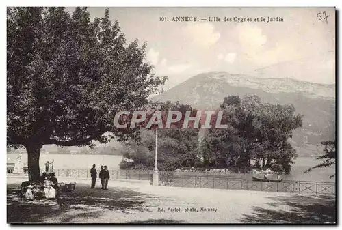 Annecy - L Ile des Cygnes et le Jardin - Cartes postales