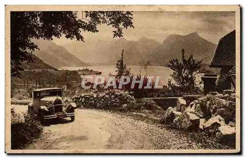 Annecy - Vue prise de la route a Talloires - Ansichtskarte AK