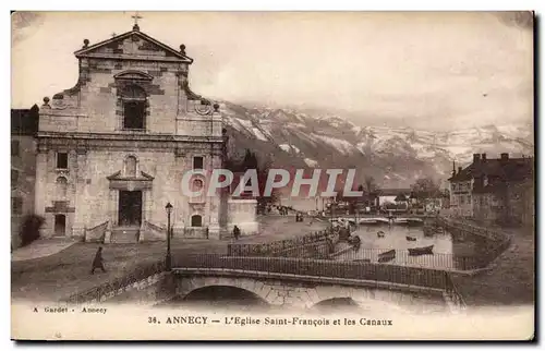 Annecy - L Eglise Saint Francois - Ansichtskarte AK