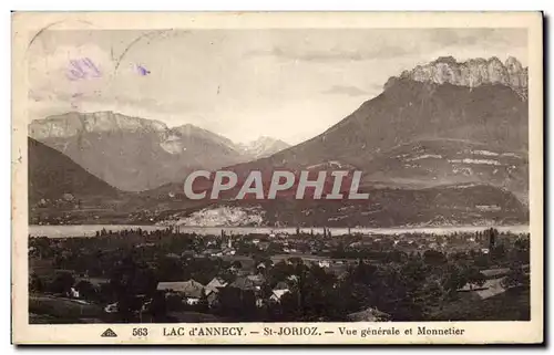 Annecy - St Jorioz - Vue Generale et Monnetier - Ansichtskarte AK