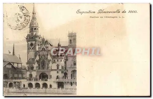 Paris - Exposition Universelle 1900 - Pavillon de l Allemagne - Ansichtskarte AK