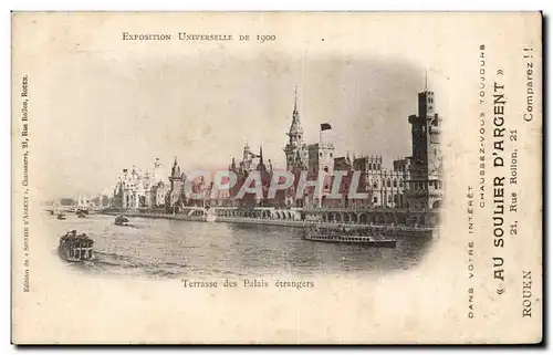 Paris - Exposition Universelle 1900 - Terrasse des Palais etrangers - Ansichtskarte AK