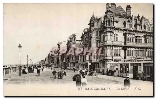 Malo les Bains - La Digue - Cartes postales