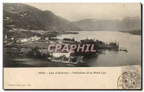 Ansichtskarte AK Lac d Annecy Talloires et le petit lac