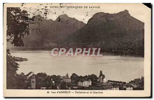 Cartes postales Lac d Annecy Talloires et le cahrbon