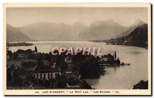 Ansichtskarte AK Lac d Annecy Le petit lac Les bauges