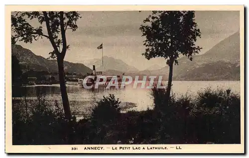 Cartes postales Annecy Le petit lac a Lathuile