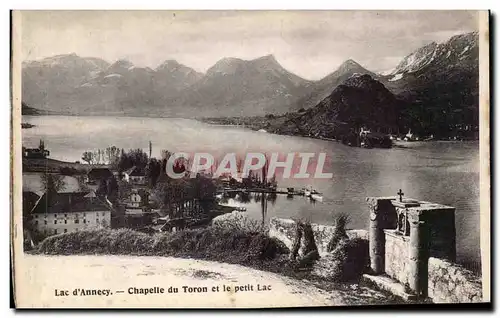 Ansichtskarte AK Lac d Annecy Chapelle du Toron et le petit lac