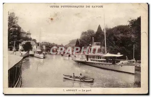 Cartes postales Annecy Le port