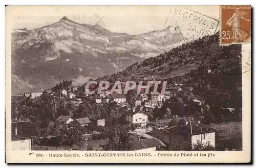 Ansichtskarte AK Saint Gervais les Bains Pointe de Plate et le Fiz