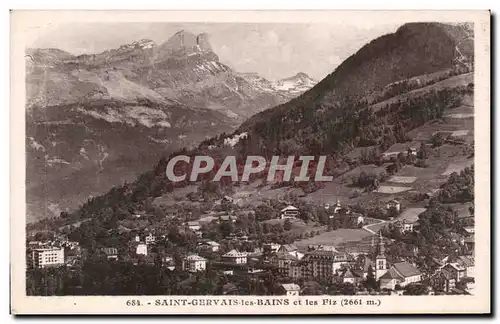 Cartes postales Saint Gervais les Bains et le Fiz